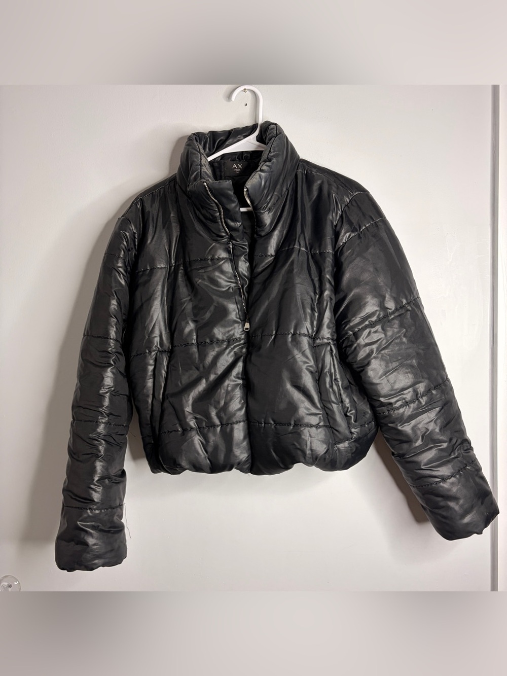 A/X Armani Exchange Women's Black Puffer Jacket 14